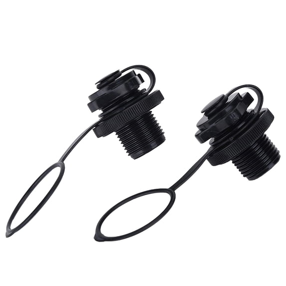 2Pcs Inflatable Boat Spiral Air Plug Replacement Screw for Dinghy Pool Airbeds and Kayak Accessories 2PCS