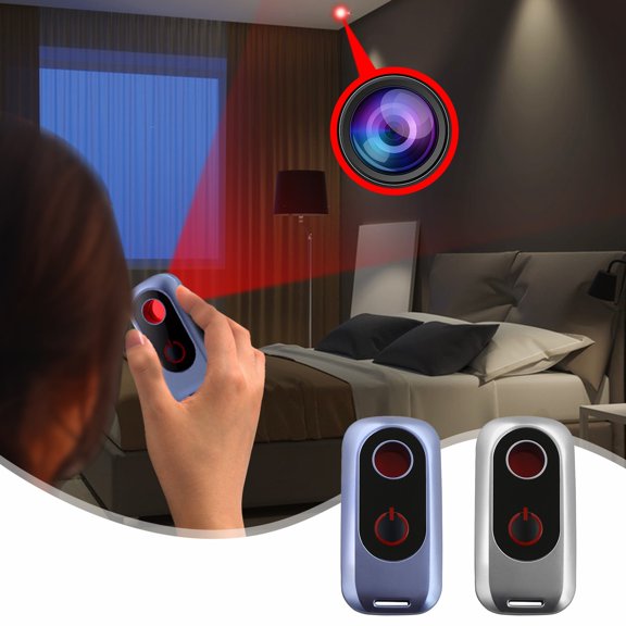 2Pcs Infrared Detection Alarm under $5! Yannianjz Infrared Detection Camera Detector, Hidden Camera Finder for Hotel Travel Office, Portable Anti Spy Device with LED Alert, Rechargeable Bug Detector