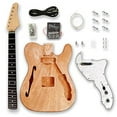 thumbnail image 1 of BexGears DIY Semi Hollow body Electric Guitar Kit Guitar Kits Beginner Kits okoume Body Maple Neck, 1 of 5