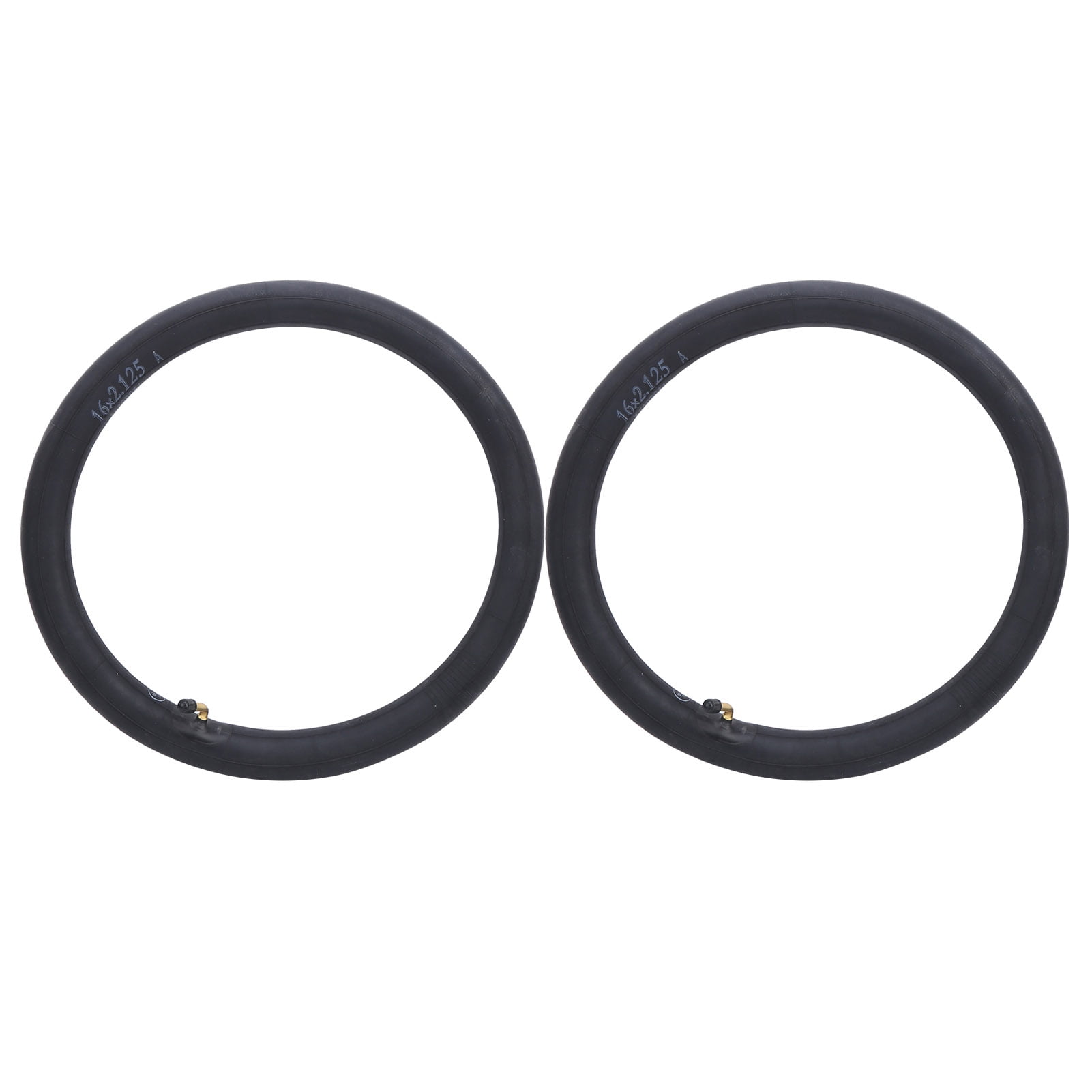 2Pcs Inner Tube Replacement Butyl Rubber Tyre W/Bend Valve for Folding