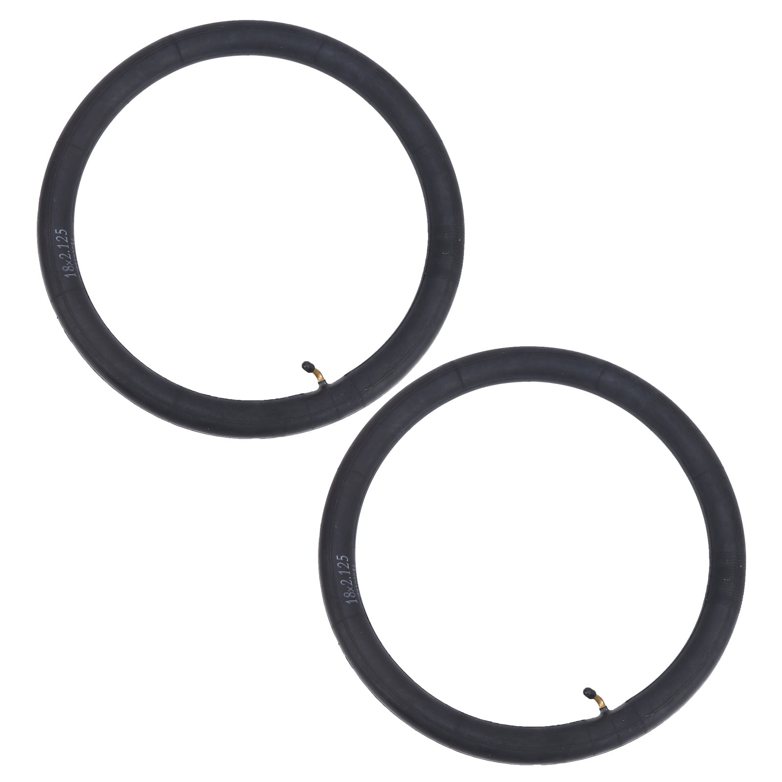 2Pcs Inner Tyre Tube Tire Butyl Rubber W/Bend Valve for Bicycle Folding