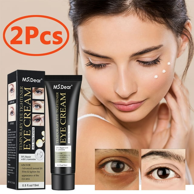 2Pcs Instant Firming Eye Creams Anti Aging Rapid Face Lift & Dark