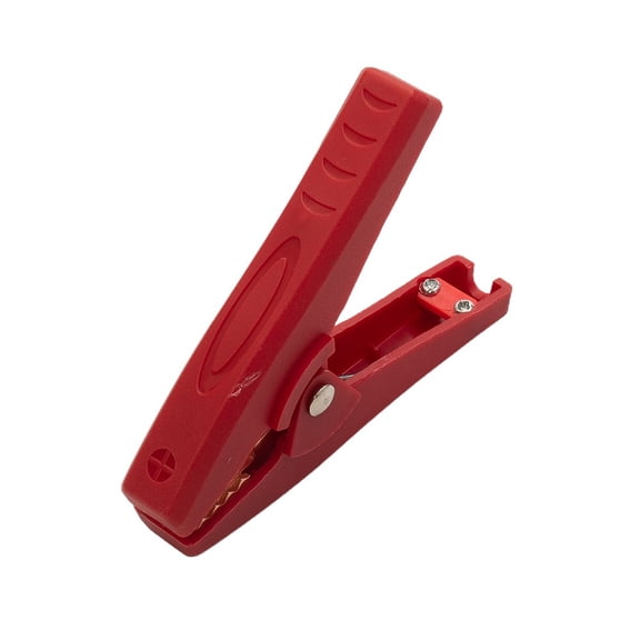 2Pcs Insulated For Alligator Clips 100A90Mm Black & Red Car Battery Clips YIWEI