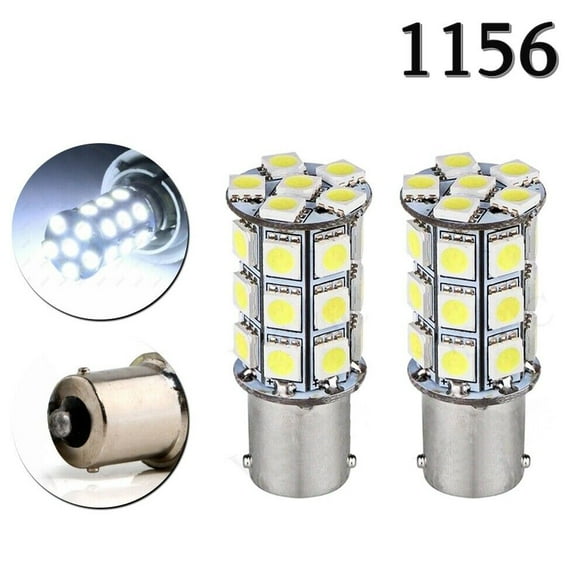 2Pcs Interior 1156 LED 27 SMD Dome Cab Light Bulb For Freightliner Cascadia