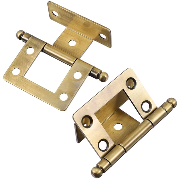 2Pcs Iron Door Closer Solid Door Hinges Household Furniture Hinges