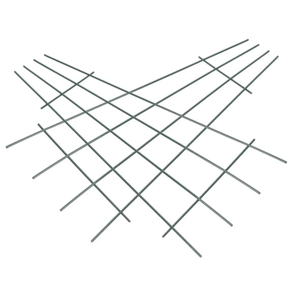 2Pcs Iron Partition Pergola Home Plant Trellis Flower Stand Potted Holder Shelves Frames