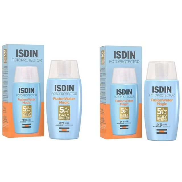 2Pcs Isdin Sunscreen Fotoprotector Fusion Water Isolation Sunscreen