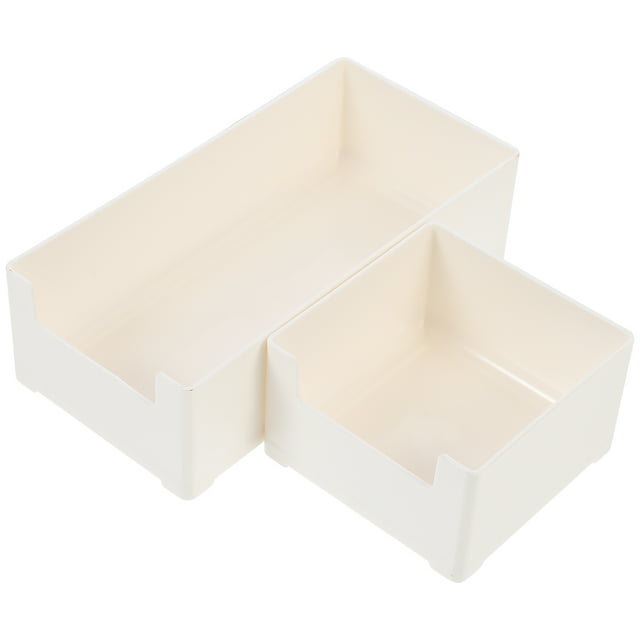 2Pcs Japanesestyle Storage Box Desktop Storage Container Practical
