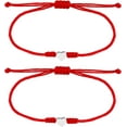 thumbnail image 1 of 2Pcs Kabbalah Red String Thread Bracelet Red Bracelet for Protection,Mother Daughter Bracelets,Matching Heart Friendship Bracelets for Teens, Couples, Sisters, 1 of 10