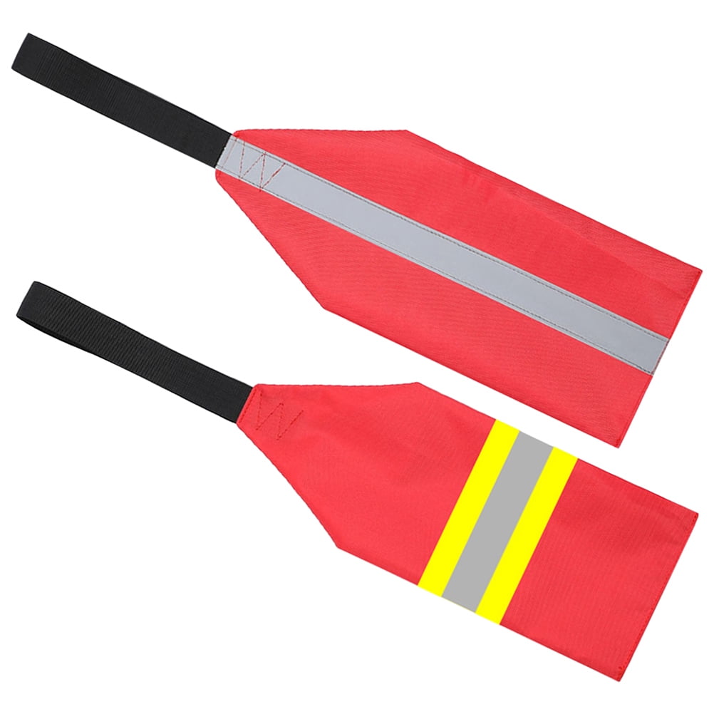 2Pcs Kayak Reflective Flags Kayak Sups Flags Kayak Towing Flags Trailer