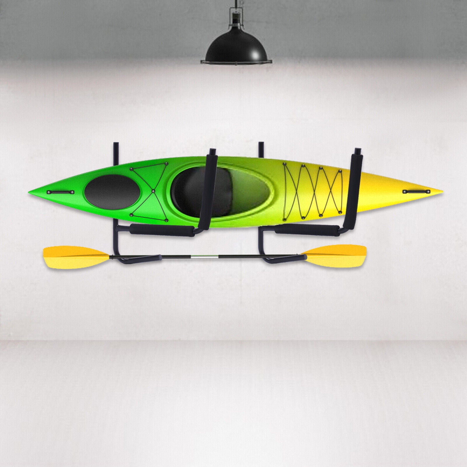 2Pcs Kayak Storage Racks, Wall Mount Rack Kayak Canoe Storage Hanger ...