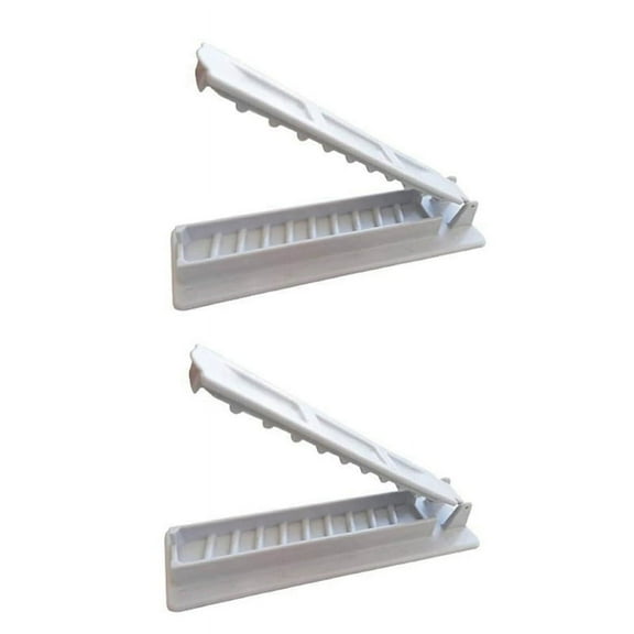 2Pcs Kebab Maker BBQ Meat Skewer Machine Reusable for Kebab Maker Barbecue for Kitchen Grill Accessories,White