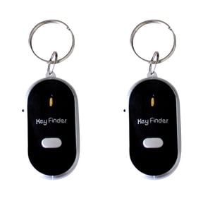 2Pcs Keychain Finder, Portable Car Keys Anti-Lost Device, LED Alarm Key Finder, Looking for Car Keys and Wallet, Suitable for Elderly Children Adults