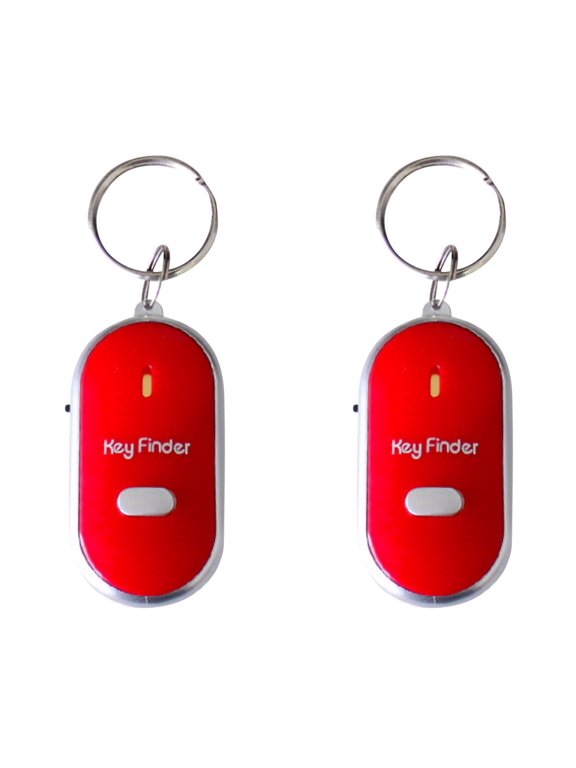 2Pcs Keychain Finder, Portable Car Keys Anti-Lost Device, LED Alarm Key Finder, Looking for Car Keys and Wallet, Suitable for Elderly Children Adults