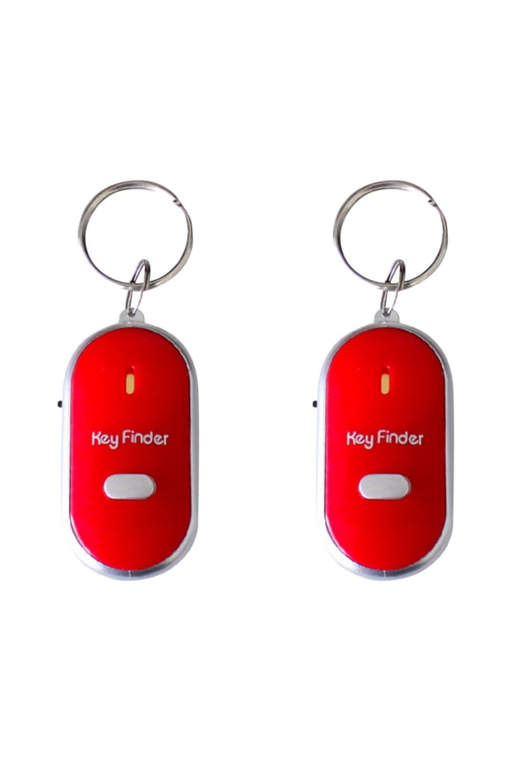 2Pcs Keychain Finder, Portable Car Keys Anti-Lost Device, LED Alarm Key Finder, Looking for Car Keys and Wallet, Suitable for Elderly Children Adults