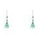 2Pcs Kids Rakes for Leaves, 27.6" Child Size Garden Rake Childrens Lawn Rake Toddler Leaf Rake Red Plastic Head Kid Yard Rakes with Detachable Hardwood Handle Great Gardening Tools for Boy Girl