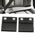 2Pcs Kit Car Seat Belt Adjuster Shoulder Neck Strap Positioner Clip