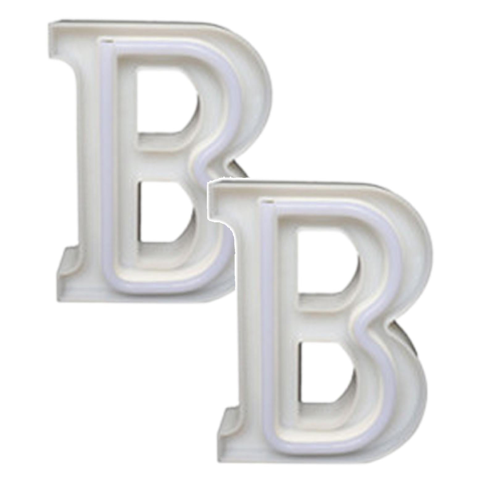 2Pcs Kitchen Hook Led Letter Lights Light Up Plastic Letters Standing