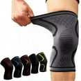 thumbnail image 1 of 2Pcs Knee Brace Support Compression Sleeve for Running, Jogging, Sports,Joint Pain Relief, Arthritis and Injury Recovery, 1 of 5