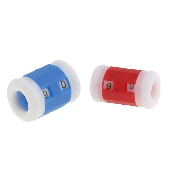 2Pcs Knitting Row Counter, Row Counter for Crochet Knit Knitting Row Counter Accessories Assistant Tools
