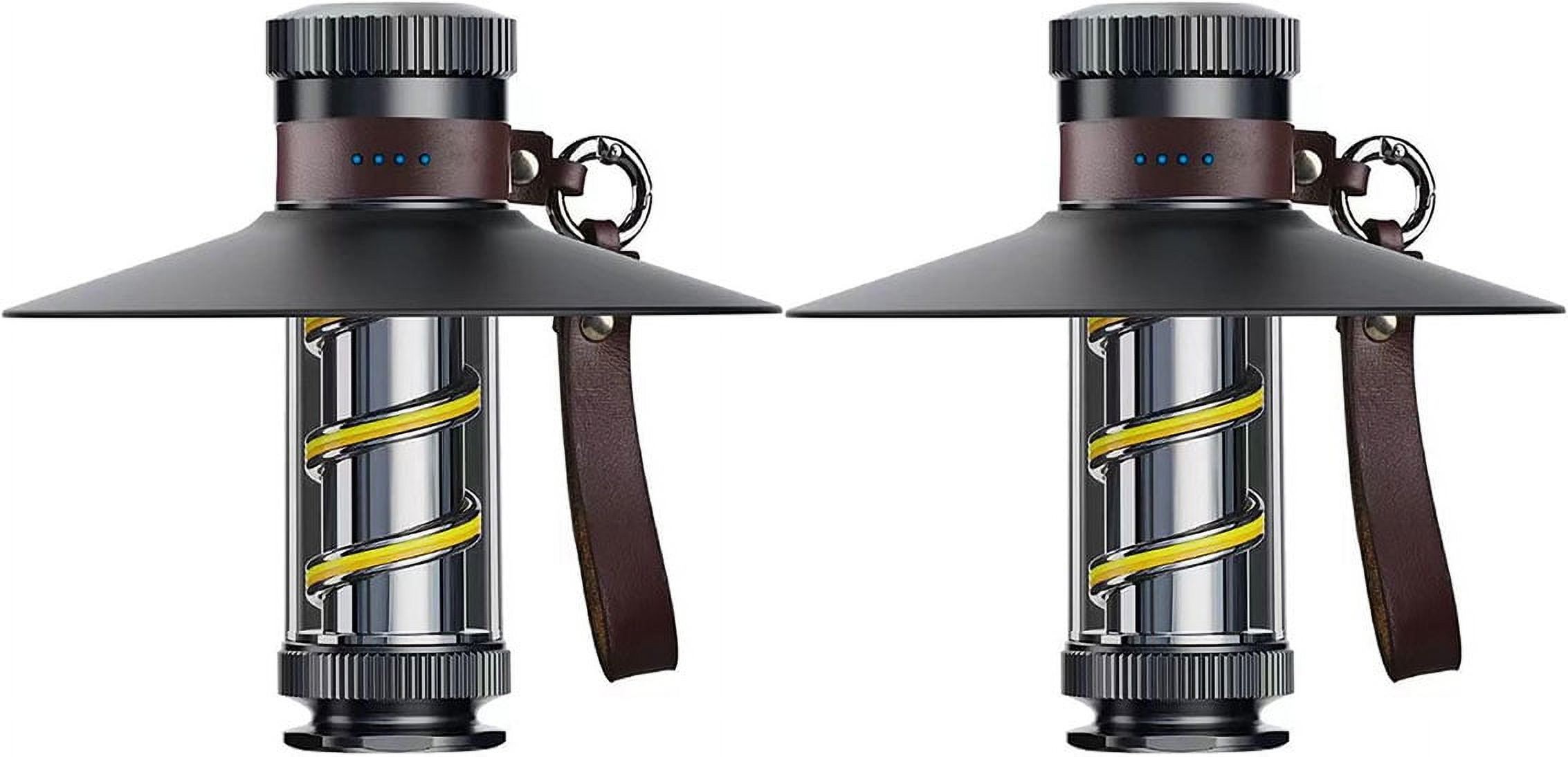 Ipx 239 2Pcs LED Camping Lantern Rechargeable with IPX5 Waterproof, Three ...
