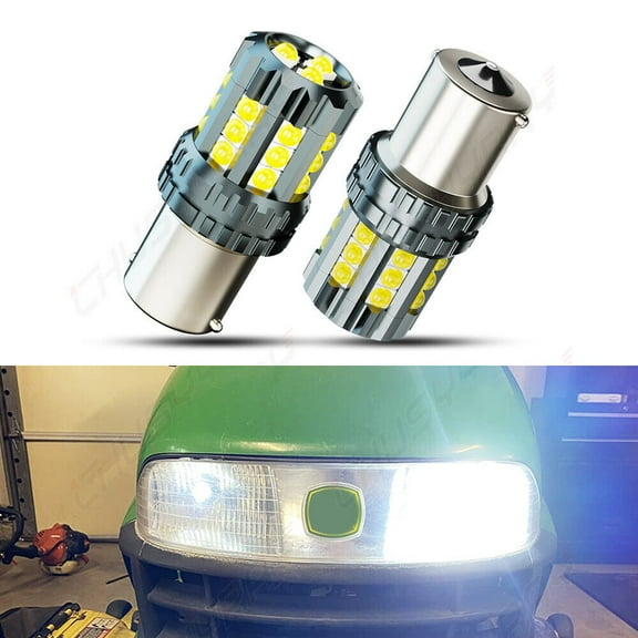 2Pcs LED Car Bulb 1156 1141 BA15S Brake/Turn/Tail/Reverse Light White Plug&Play
