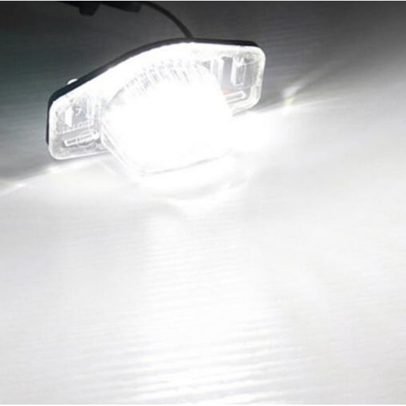 2Pcs LED Car Number License Plate Light For Honda Crv Fit for Odyssey For Jazz Hrv Frv CR-V Stream 12V SMD 18 LED Number Lamp