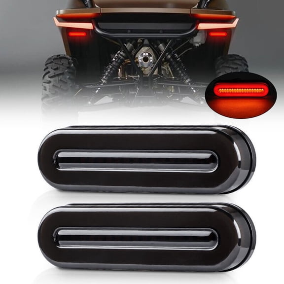 2Pcs LED Car Truck DRL Light Bar Brake Flowing Turn Signal Stop Tail Strip 12V/24V