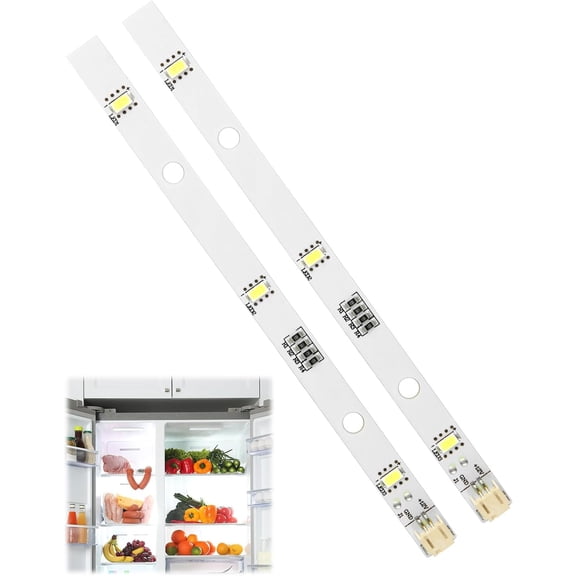 2Pcs LED Fridge Strip Light for RONGSHENG/HISENSE LED Fridge Light Bar 1629348 MDDZ-162A E349766 DC12V 2W Replacement Bulb for Kenwood KIFF7017 KIFF5017 KIFF7020 KIFF5020 [Energy Class A+++]