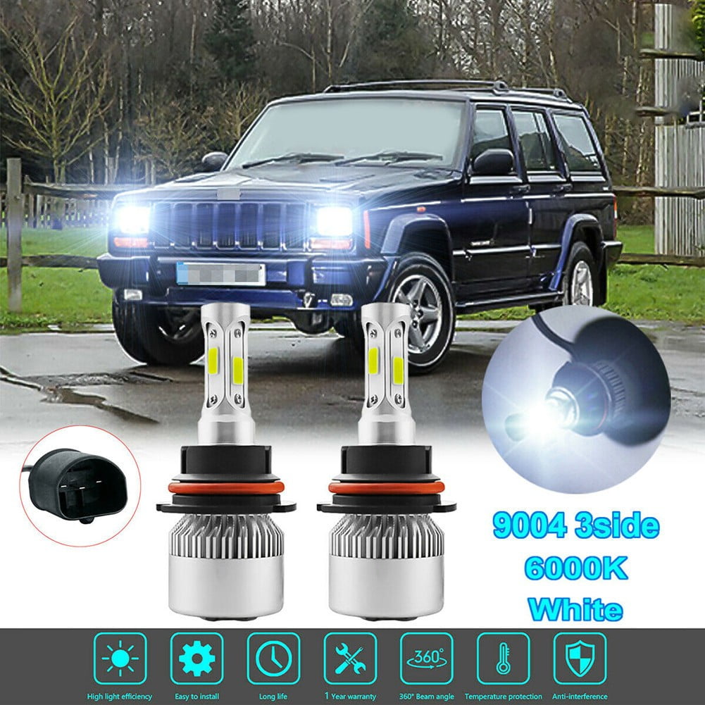 2Pcs LED HB1 Headlight Bulb CSP Chip LED Canbus Car Light 16000LM/Bulb 50W 9004 Cutting Line 12V 24V Car Styling