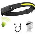thumbnail image 1 of 2Pcs LED Headlamp Rechargeable Headlamps Head Flashlight, 1 of 9