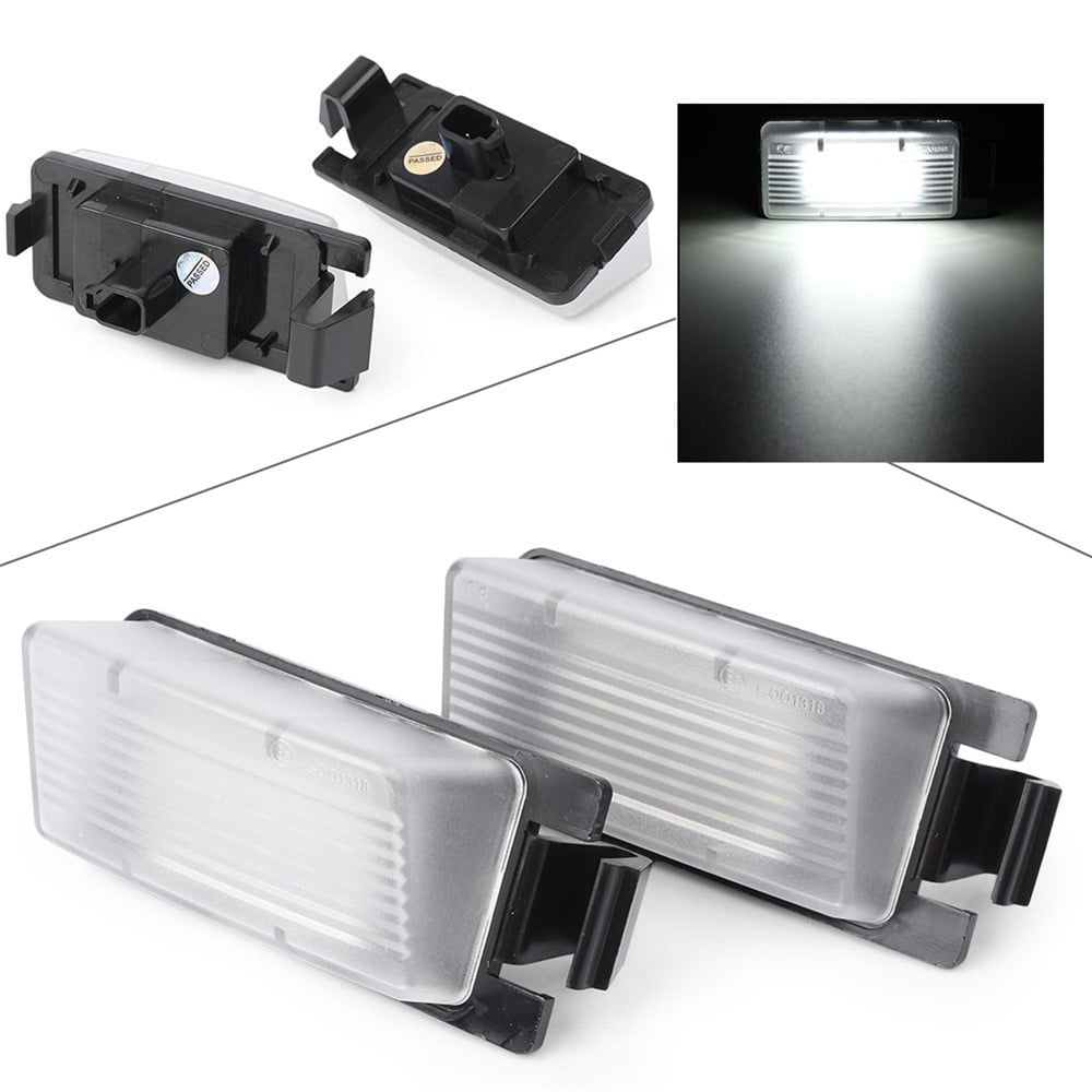 2Pcs LED License Plate Light For Infiniti G25 G35 G37 S60 Sedan Nissan 370Z 350Z