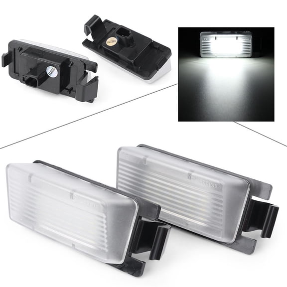 2Pcs LED License Plate Light For Infiniti G25 G35 G37 S60 Sedan Nissan 370Z 350Z
