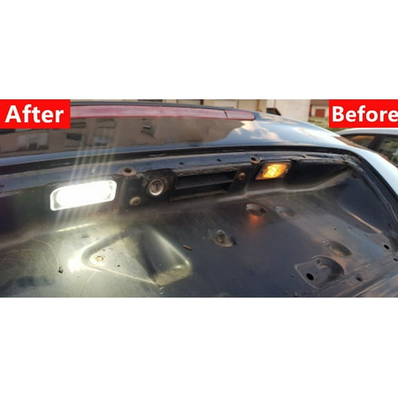 2Pcs LED Rear Light Tail License Plate Lamps For Chrysler Crossfire 2004-2008