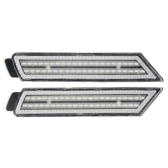 2Pcs LED Side Marker Light Housing 12V 5W Front Amber for 2010-2015 Camaro