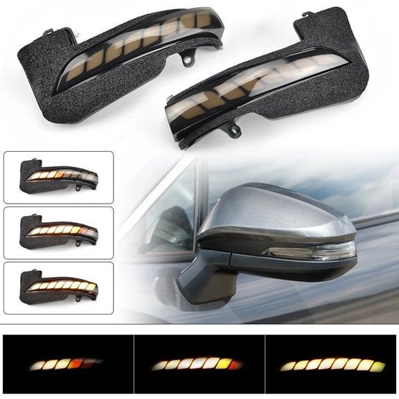 2Pcs LED Side Mirror Indicator Light For Toyota Hilux Fortuner Innova SW4 17-21