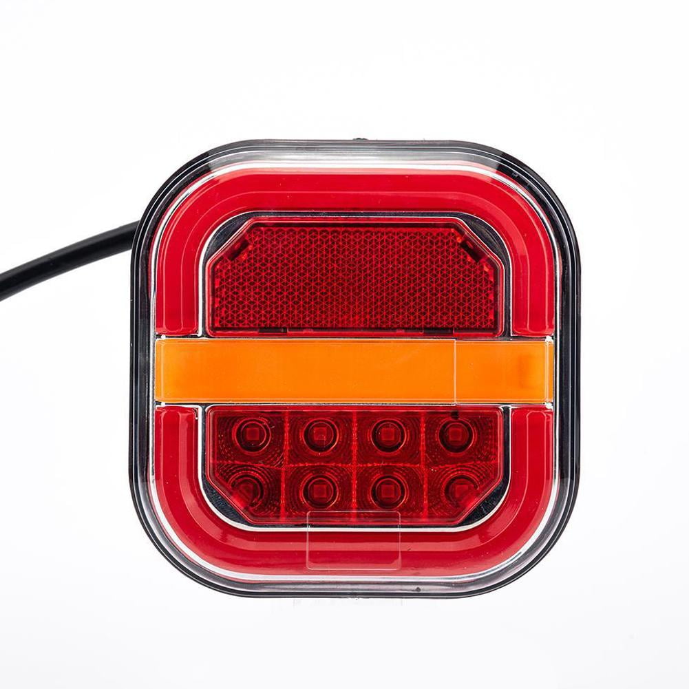 2Pcs LED Trailer Rear Lights Kit Super Bright High Lumens Universal ...