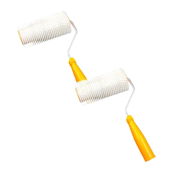2Pcs Laminate Flooring Roller For Smooth Epoxy And Mud Application With Ergonomic Handle Furniture Protection