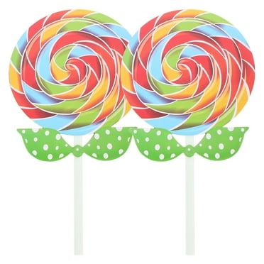 2Pcs Large Lollipop Props for Festive Photos & Dance Performances