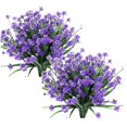 2PCS Large Uv Simulation Artificial Flowers 7Pcs Artificial Flowers For