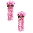 2PCS Large Uv Simulation Artificial Flowers Hanging Flowers Artificial