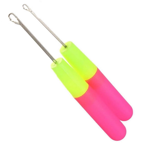 2Pcs Latch Hook Tool, Latch Hook Crochet for Micro Braids, Hair Extension, Fe...