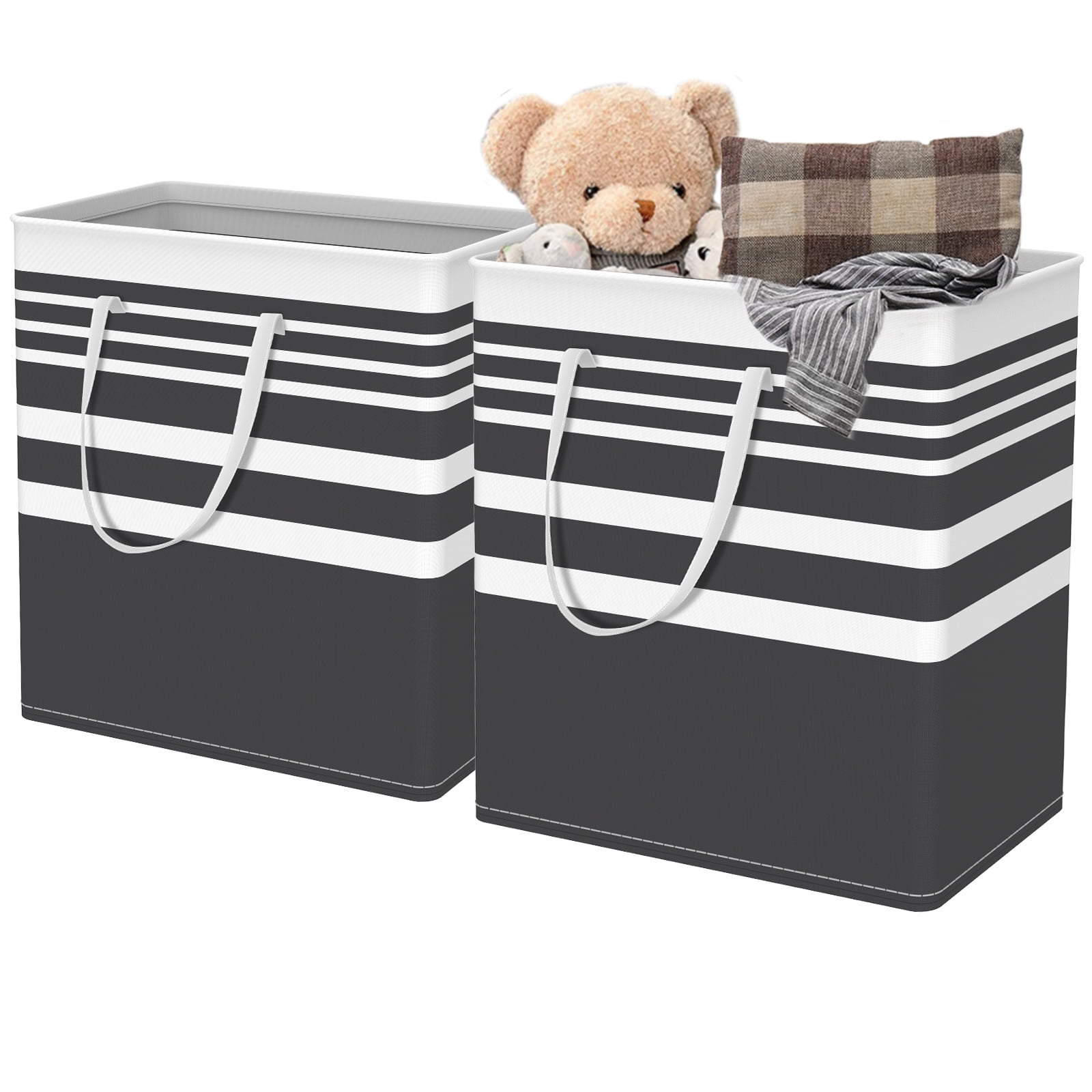 2Pcs Laundry Basket with Handle 100L UltraLarge Capacity Laundry