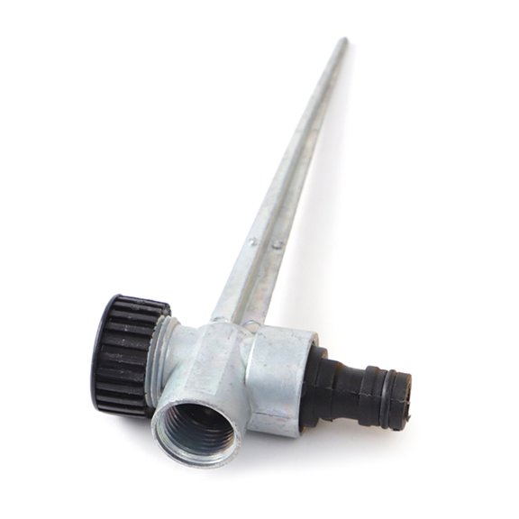 2Pcs Lawns Sprinklers for Yard with Metal Stake 360 Degree Adjustable Rotation Large Area Coverage Garden Irrigation