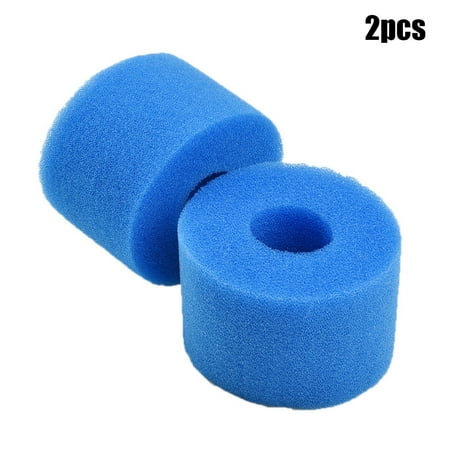 2Pcs Lay In Cleaning Spa Hot Tub Swimming Pool Reusable Filter Sponge Bio Foam For S1,VI