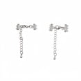 thumbnail image 1 of 2Pcs Layering Necklace Clasp White Gold Plated Multi Strand Triple Double Layered Necklaces Clasps Connectors Separator with Adjustable Chain for Stackable Necklace DIY Jewelry Making, 1 of 9