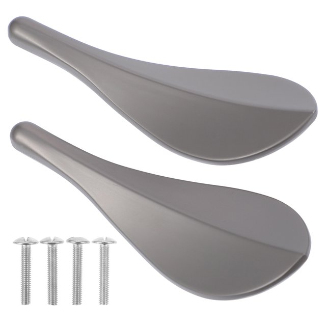 2Pcs Leaf Shaped Drawer Handle Vintage Modern Style Drawer Furniture