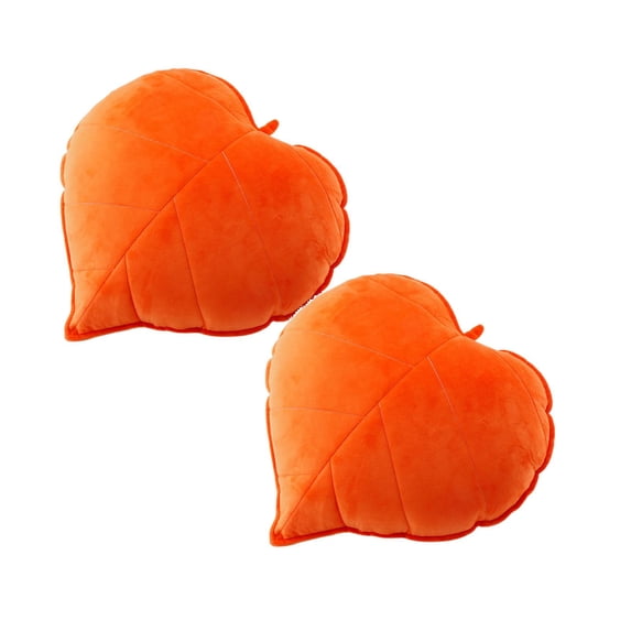 2Pcs Leaf Throw Cute Novelty Cushion Backrest Home for Bedroom Sofa Couch Living Room Pillow Case Happy 2026!