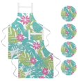 2Pcs Leaf Versatile Aprons Set Kitchen, Baking,Cooking,Restaurant Use