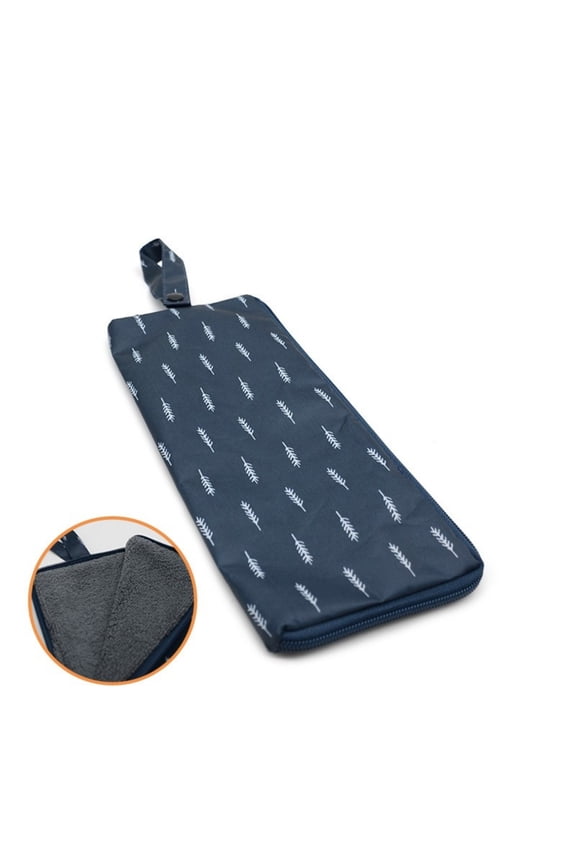 2Pcs Leakproof Umbrella Protectors Fast Drying Microfiber Lining Water Absorbent Folding Umbrella Pouches For Daily Use